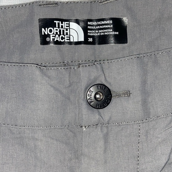 2/60$ Men’s THE NORTH FACE gray regular fit stretchy straight legs pants Sz 38 - Picture 3 of 11